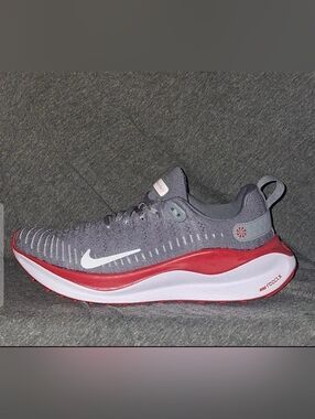 Nike ReactX Infinity Run Flyknit 4  ~ Red Grey FJ1222-019 | Women's: 8 *NWOB